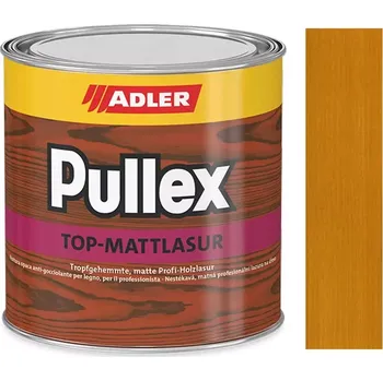 Lak na dřevo Adler Pullex Top-Mattlasur - Profesionální univerzální lazura s matným povrchem - Dub (Eiche) 0,75L