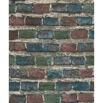 Tapeta Vliesová tapeta na zeď Factory IV 428070 Modrá;Vínová;Zelená