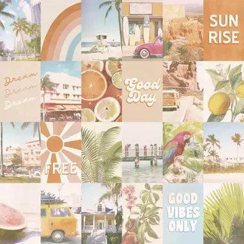 Tapeta Vliesová tapeta na zeď Caselio 103354563, Young and free Oranžová