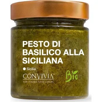 Omáčka Bazalkové pesto BIO - VEGAN - Convivia 190g
