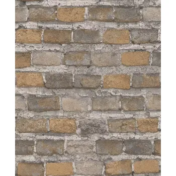 Tapeta Vliesová tapeta na zeď Rasch 428056 skladem Bílá;Hnědá;Šedá