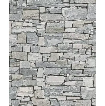 Tapeta Vliesová tapeta na zeď 859102, kolekce Aldora II, 53 x 1005 cm Šedá