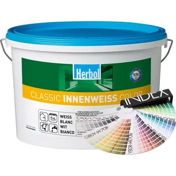 barva na zeď Interiérová barva HERBOL Classic Innenweiss - Tónovaný Tónování dle vzorníku 2,5L