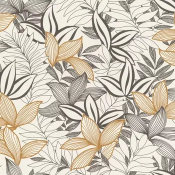 Tapeta Vliesová tapeta na zeď Rasch 691009, Rhapsody Bílá;Černá