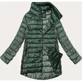 Tmavě zelená dámská prošívaná bunda se stojáčkem Minority (P3-6908-33) odstíny zelené S (36)