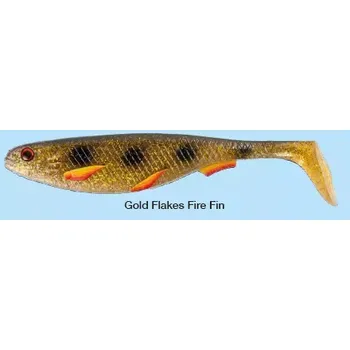 STROFT PREDATOR UV Gold Flakes Fin - 14 cm 1ks