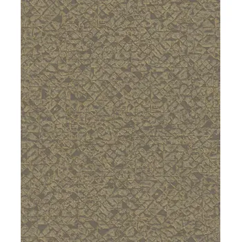 Tapeta Vliesová tapeta na zeď Rasch 704365, kolekce Kalahari Šedá;Zlatá