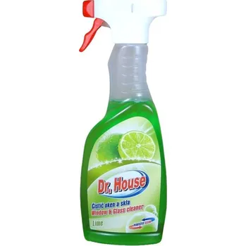 Čisticí prostředek na okna Dr. House Lime čistič oken s rozprašovačem 500 ml