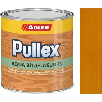 Lak na dřevo Adler Pullex Aqua 3in1-Lasur FS Dub (Eiche) 0,75L
