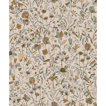 Tapeta Vliesová tapeta na zeď Caselio 103004345, květy, listy, růžová, oranžová Oranžová;Růžová