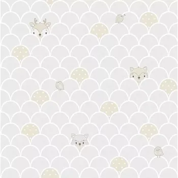 Tapeta Vliesová tapeta na zeď 13016, Mondobaby Šedá