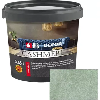 barva na zeď JUB Decor Cashmere 0,75L - Vnitřní dekorativní barva se sametovým efektem 530E