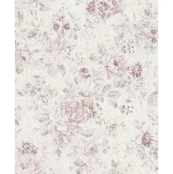Tapeta Vinylová tapeta na zeď Rasch 516029, kolekce Souvenir, styl květinový Růžová
