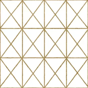 Tapeta Vliesová tapeta na zeď 9722, Parato Bílá;Zlatá