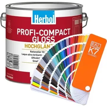 Lak na dřevo Lesklá barva na dřevo Herbol Profi-Compact Gloss - Tónovaný Tónování dle vzorníku 2,5L