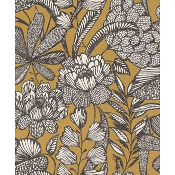 Tapeta Vliesová tapeta na zeď Rasch 555363, Lirico Okrová