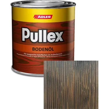 Olej na dřevo Adler Pullex Bodenöl - olej na dřevěné terasy - míchaný odstín Dunkelgrau 0,75L