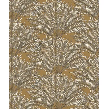 Tapeta Vliesová tapeta na zeď Caselio 103023068, květy, listy Hnědá