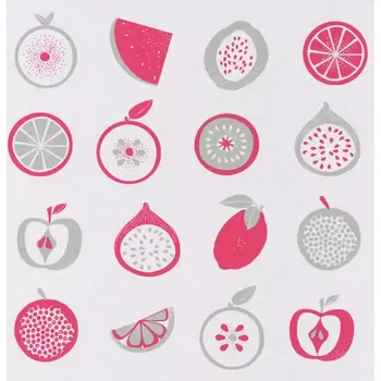 Tapeta Vliesová tapeta na zeď Caselio 100648010, kolekce BISTROT D´ALICE Béžová;Červená;Krémová