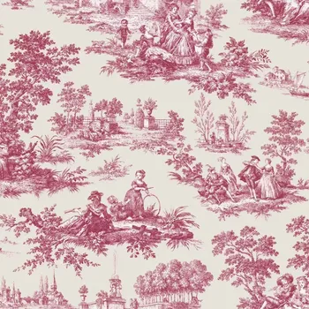 Tapeta Vliesová tapeta na zeď 84042, Blooming garden Krémová;Vínová