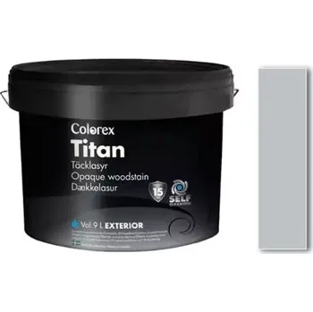 Lak na dřevo Vodou ředitelná barva na dřevo COLOREX Titan (dříve Solid) - norská šedá 0,9L