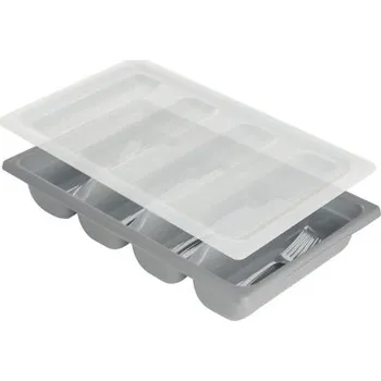 Příborník do zásuvky Gastronorm Příborník šedý GN1/1- 4 sekce