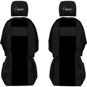 Ochranný autopotah Potahy sedadel (1+1) - Elegance S, IVECO DAILY VI (01.2015-12.2023) - Sedadlo pro jednoho cestujícího 1+1
