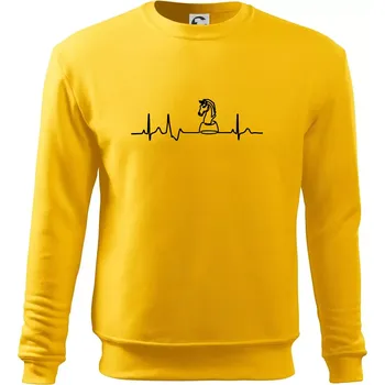 Pánská mikina EKG Šachové figurky - Jezdec - Mikina Essential pánská - XL ( Žlutá )