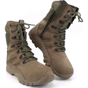 Těžké boty Boty Tactical Recon Pro s YKK zipem - Zelené, Vel.43