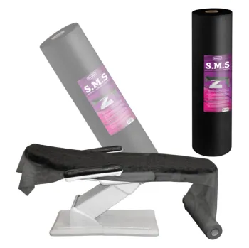 Masáž Beautyfor S.M.S. Jednorázové prostěradlo z netkané textilie 80 cm x 150 m, 75 ks, černá