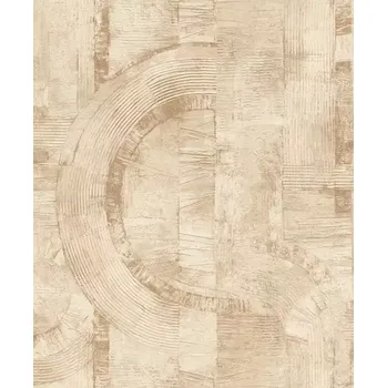 Tapeta Vliesová tapeta na zeď Rasch 554762, Composition Béžová;Zlatá