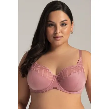 Podprsenka Nevyztužená podprsenka Ava Lingerie Yasemin Starorůžová 80F