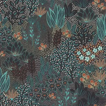 Tapeta Vliesová tapeta na zeď Rasch 866018, Symphony Modrá;Zelená