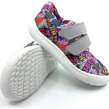 Dívčí tenisky Jonap B7 Barevná - bílá podešev 29, Vnitřní délka boty: 19,0 cm, Vnitřní šířka boty: 7,6 cm