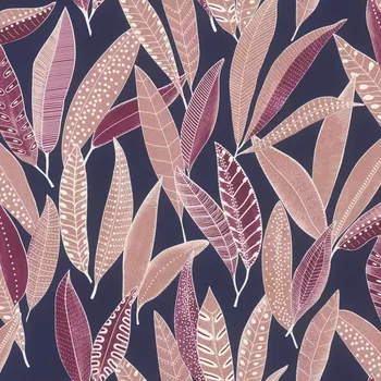 Tapeta Vliesová tapeta na zeď Rasch 865615, Symphony Modrá;Růžová