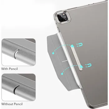 Pouzdro na tablet ESR pouzdro Ascend Trifold Case pro iPad Pro 12.9" 2021/2022 - Silver Gray