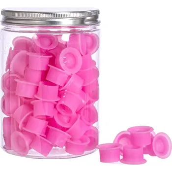 KWADRON Silikonové kalíšky na barvy 100ks, 12 mm, růžové