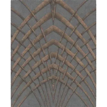 Tapeta Vliesová tapeta na zeď MA932256, kolekce Modernista Bronzová;Šedá