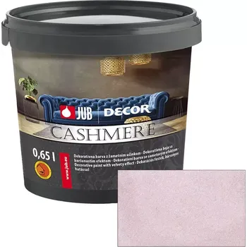 barva na zeď JUB Decor Cashmere 0,75L - Vnitřní dekorativní barva se sametovým efektem 517H