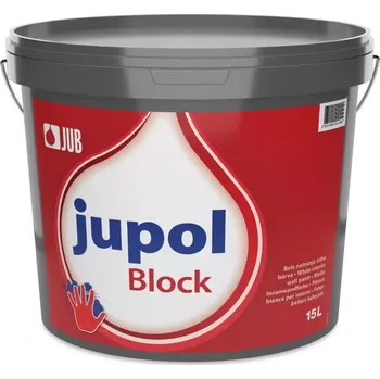 barva na zeď JUB Jupol Block Malířská barva na blokování skvrn Bílá 15L