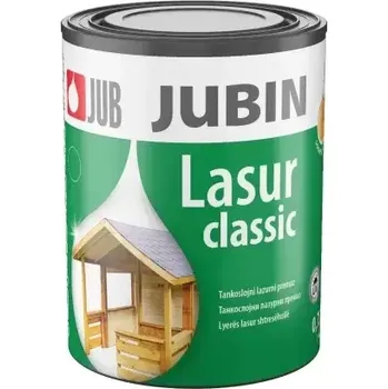 Lak na dřevo Jub Jubin Lasur Classic - Tenkovrstvá lazura na dřevo 16 - Ořech 2,5L