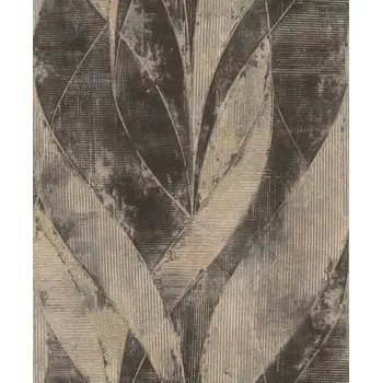 Tapeta Vliesová tapeta na zeď Rasch 520071, kolekce Concrete Černá;Zlatá