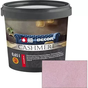 barva na zeď JUB Decor Cashmere 0,75L - Vnitřní dekorativní barva se sametovým efektem 517F