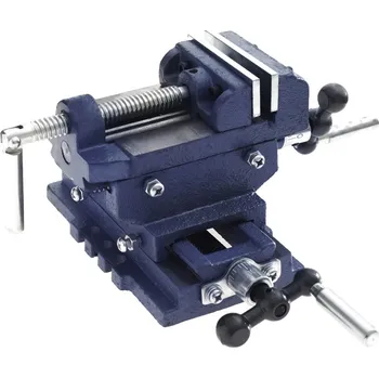 Tagred TA1116, křížový dvouosý svěrák, čelisti 75 mm pro dílnu