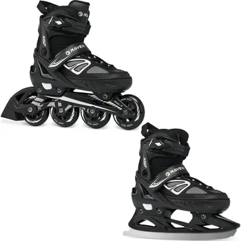 Kolečkové brusle RAVEN Kolečkové brusle 2v1 Raven Advance 35/39 ČERNÁ