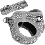 Springos PA0237 šedý + vodítko 1,5 m