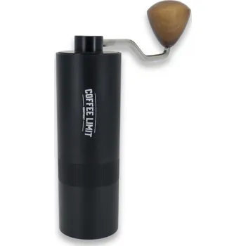 Mlýnek na kávu COFFEE LIMIT Mlýnek na kávu - černý se dřevem