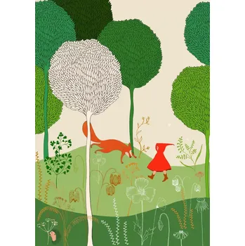 Fototapeta Vliesová fototapeta na zeď Rasch 557480, karkulka