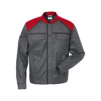 pracovní bunda FRISTADS bunda Skarup 4555 STFP šedá/červená XL