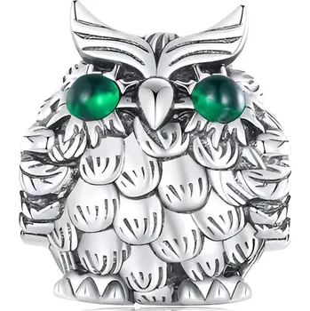 Přívěsek Endy-shop Stříbrný přívěsek korálek sova